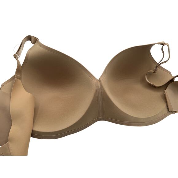 Soma Vanishing 360 Perfect Coverage Bra Wireless Size 42DDD BEIGE NEW - Picture 7 of 8
